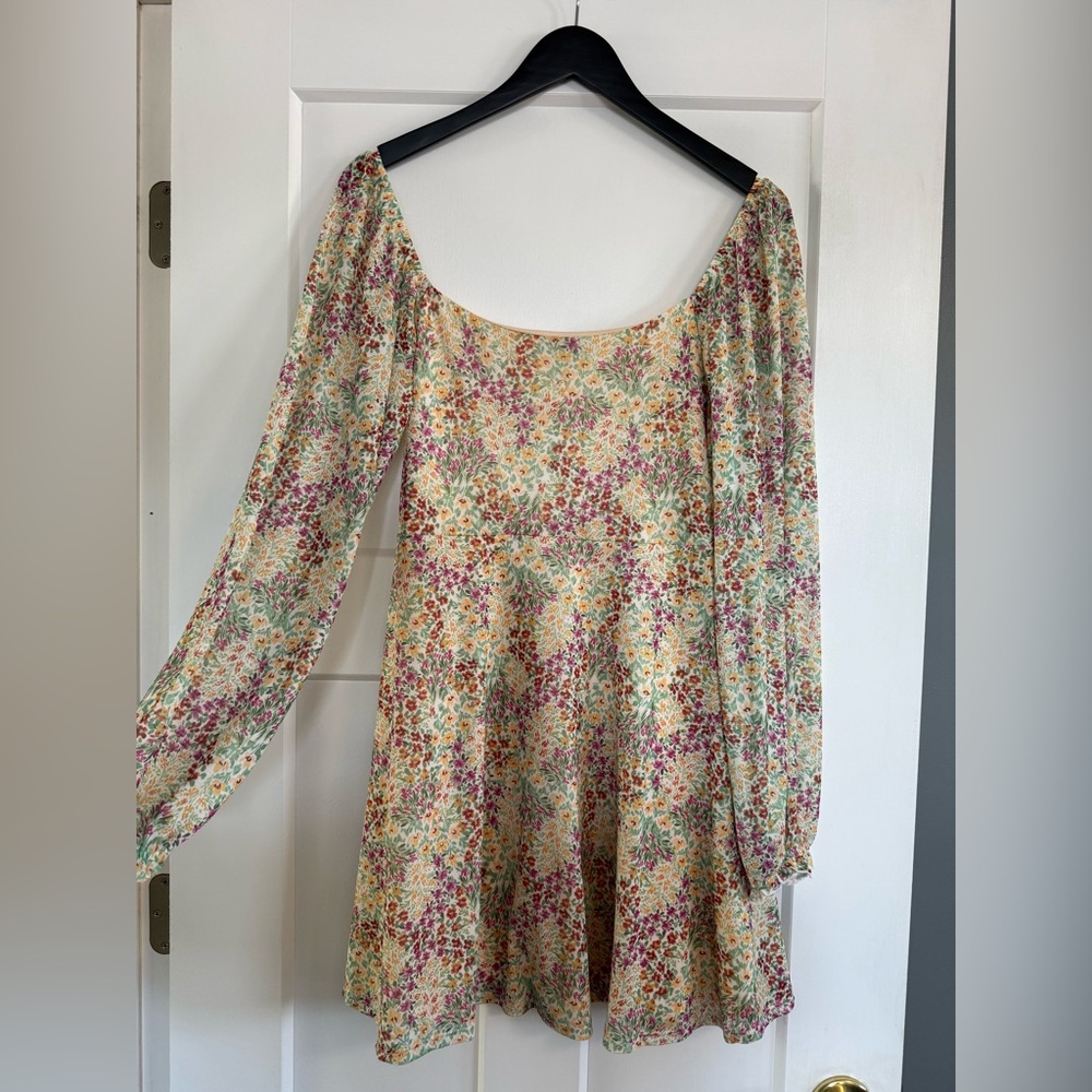 Floral Long Sleeve Dress